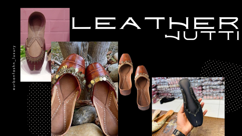 pure leather jutti - urban fashn